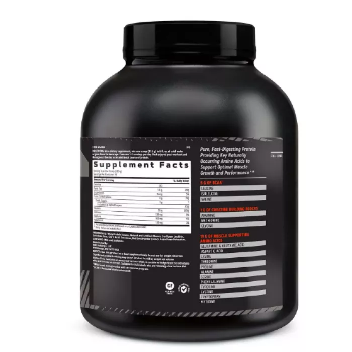 Gnc Amp Pure Isolate, Proteina Izolata Din Zer, Cu Aroma De Capsuni, 2205 G Gnc Amp Pure Isolate, Proteina Izolata Din Zer, Cu Aroma De Capsuni, 2205 G