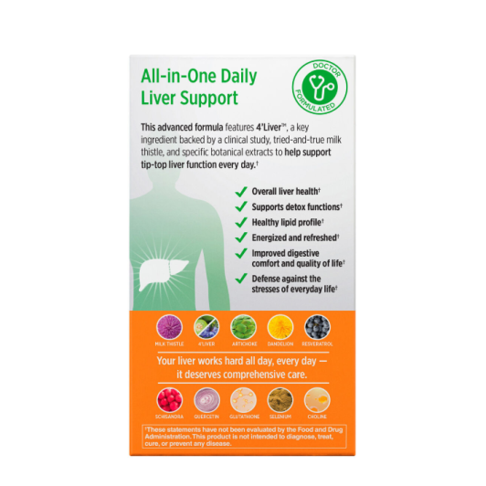 Doctors' Preferred Liver Plus Revive And Restore, Formula Avansata Pentru Detoxifierea Si Regenerarea Ficatului, 60 Cps