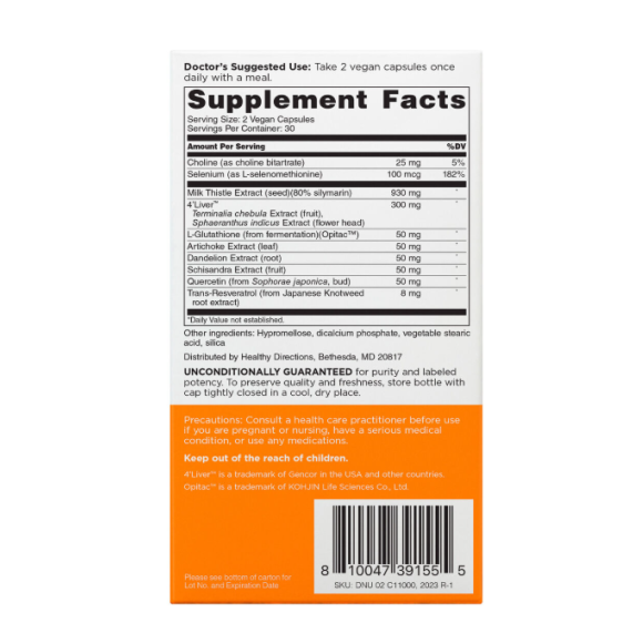 Doctors' Preferred Liver Plus Revive And Restore, Formula Avansata Pentru Detoxifierea Si Regenerarea Ficatului, 60 Cps