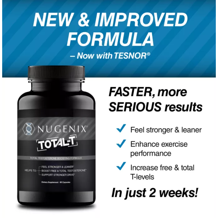 Nugenix Total-t: Testosterone Boosting Formula, Formula Avansata Pentru Cresterea Testosteronului, 90 Cps Nugenix Total-t: Testosterone Boosting Formula, Formula Avansata Pentru Cresterea Testosteronului, 90 Cps