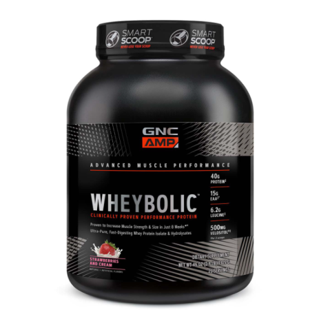 Proteina din zer cu aroma de capsuni si frisca (1350 g), GNC Live Well