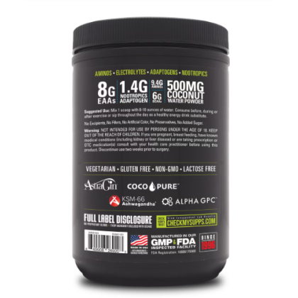 Nutrabio Alpha Eaa Grape Berry Crush Flavor, Aminoacizi Cu Aroma De Struguri Si Fructe De Padure, 444 G