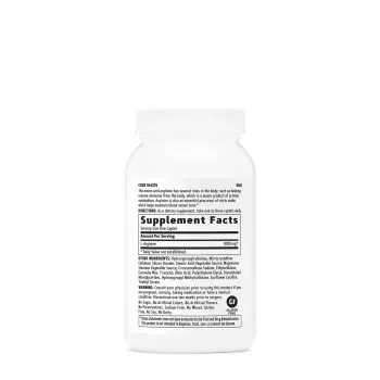 Gnc L-arginine 1000 Mg, L-arginina, 90 Tb