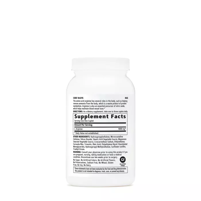 Gnc L-arginine 1000 Mg, L-arginina, 90 Tb Gnc L-arginine 1000 Mg, L-arginina, 90 Tb