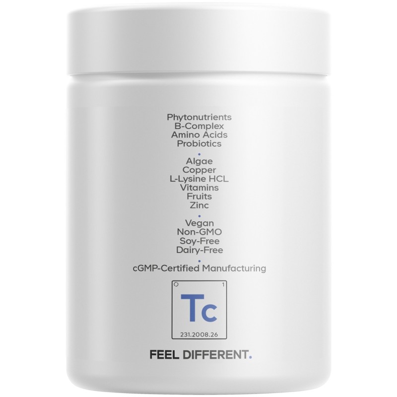 Codeage Teen Clearface Daily Multivitamin & Minerals, Complex De Multivitamine Pentru Adolescenti Pentru Ten Sanatos, 60 Cps