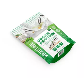 Abouttime Vegan Protein Proteina Vegana Cu Aroma Naturala De Vanilie, 985.6 G