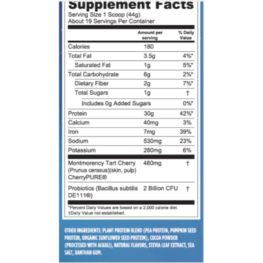 Proteina vegetala cu aroma de ciocolata (837 g), GNC Live Well