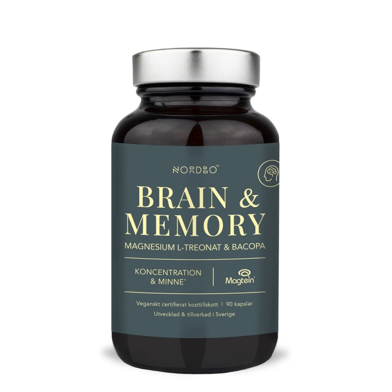 Brain & Memory - Magneziu (90 capsule), Nordbo