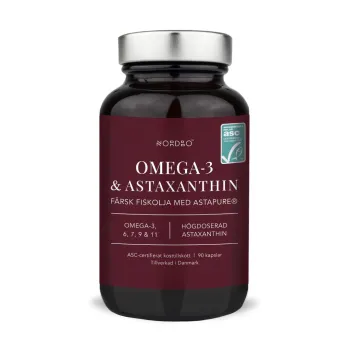 Omega-3 & Astaxanthin (90 capsule), Nordbo