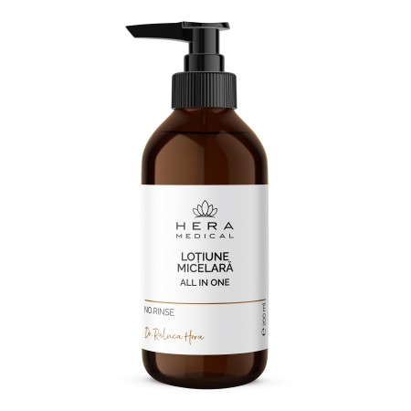 Lotiune Micelara 3-In-1: Demachiant, Lotiune Tonica Si Solutie Curatare (100ml), Hera Medical