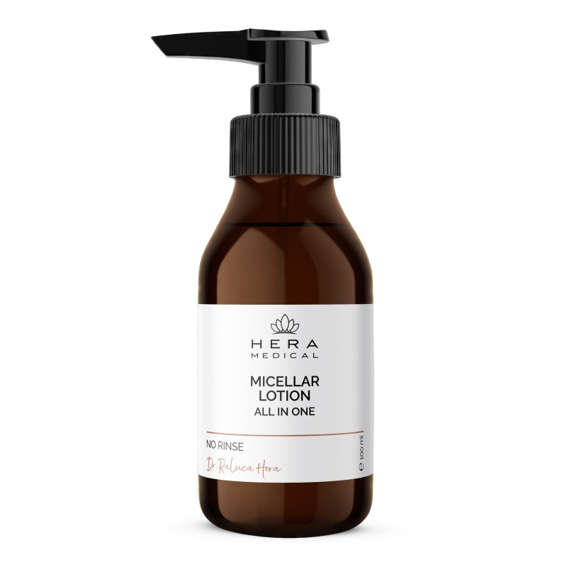 Lotiune Micelara 3-In-1: Demachiant, Lotiune Tonica Si Solutie Curatare (100ml), Hera Medical