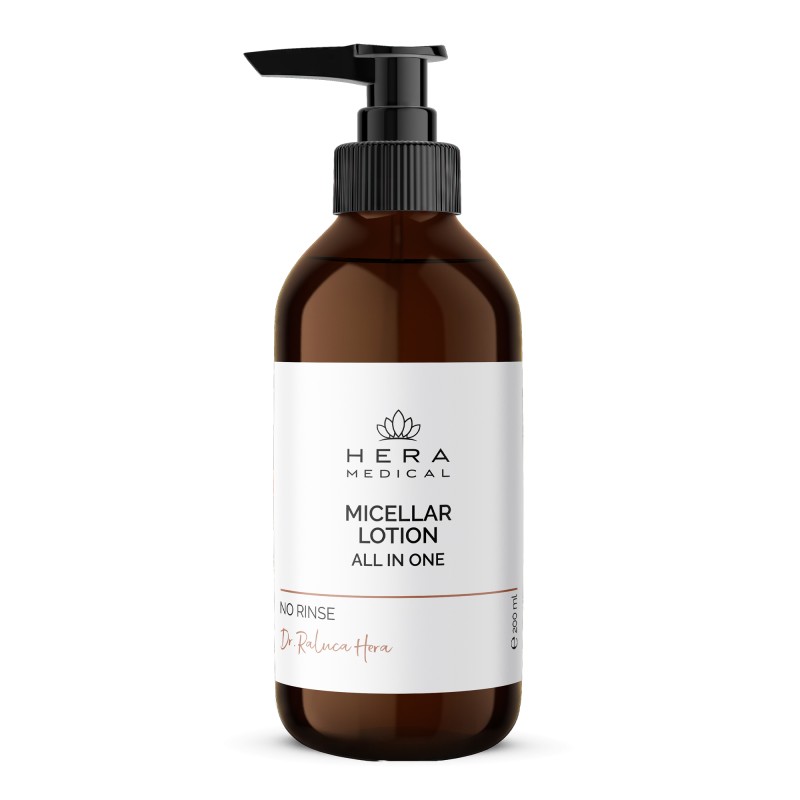 Lotiune Micelara 3-In-1: Demachiant, Lotiune Tonica Si Solutie Curatare (100ml), Hera Medical