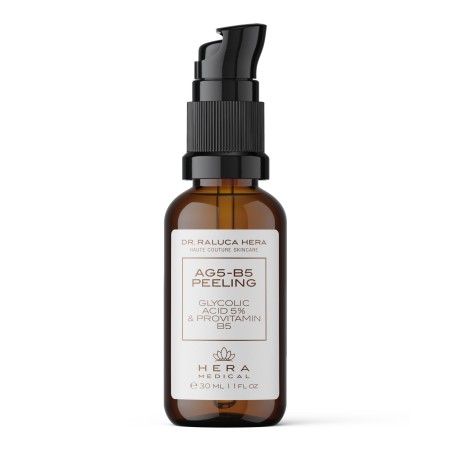 Solutie Peeling Cu Acid Glicolic 5% Si Provitamina B5 Peeling Bland Superficial (30ml), Hera Medical