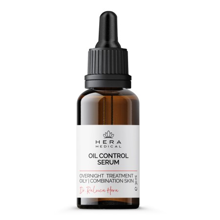 Ser Oil Control, Pentru Ten Mixt, Gras Si Iritat, Predispus La Acnee (30ml), Hera Medical