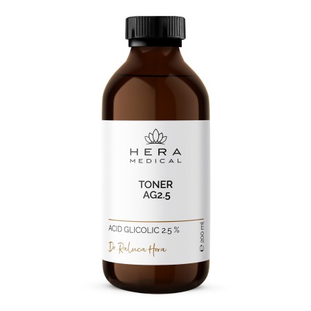 Lotiune Tonica Cu Acid Glicolic 2.5% (200ml), Hera Medical