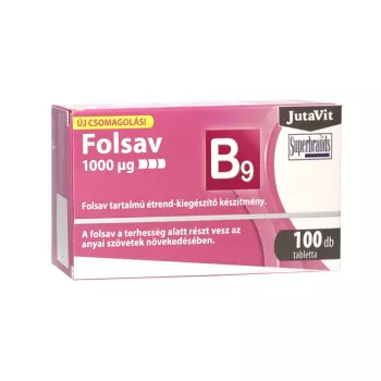 Acid Folic 1000 µg (100 tablete), JutaVit