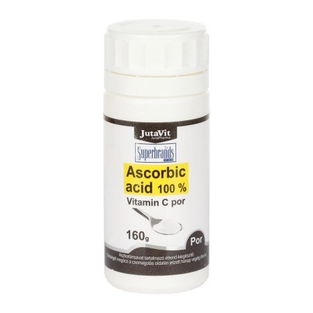 Ascorbic Acid 100%  Vitamina C Pulbere  (160gr), JutaVit