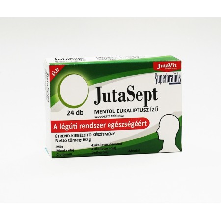 JutaSept Comprimate - Mentol si Eucalipt (24 tablete), JutaVit