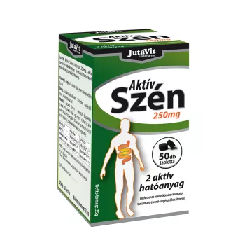 Carbune Activ 250 mg (50 tablete), JutaVit