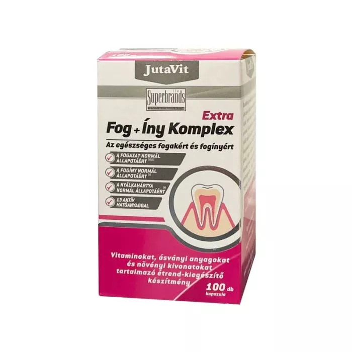 Extra Complex pentru Dinti + Gingii (100 capsule), JutaVit