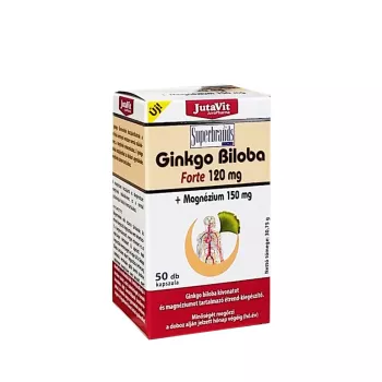 Ginkgo Biloba 120 mg (50 capsule), JutaVit