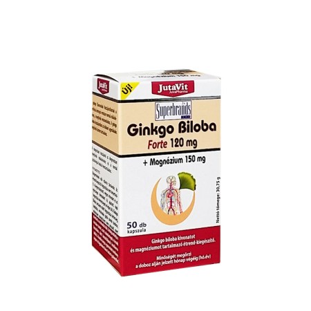 Ginkgo Biloba 120 mg (50 capsule), JutaVit