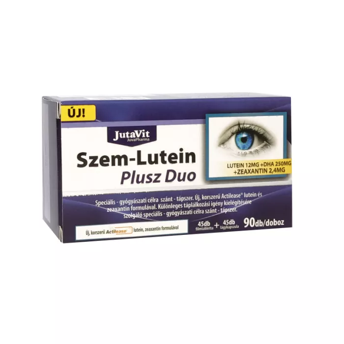 Luteina-Ochi Plus Duo (45 tablete filmate + 45 capsule moi), JutaVit