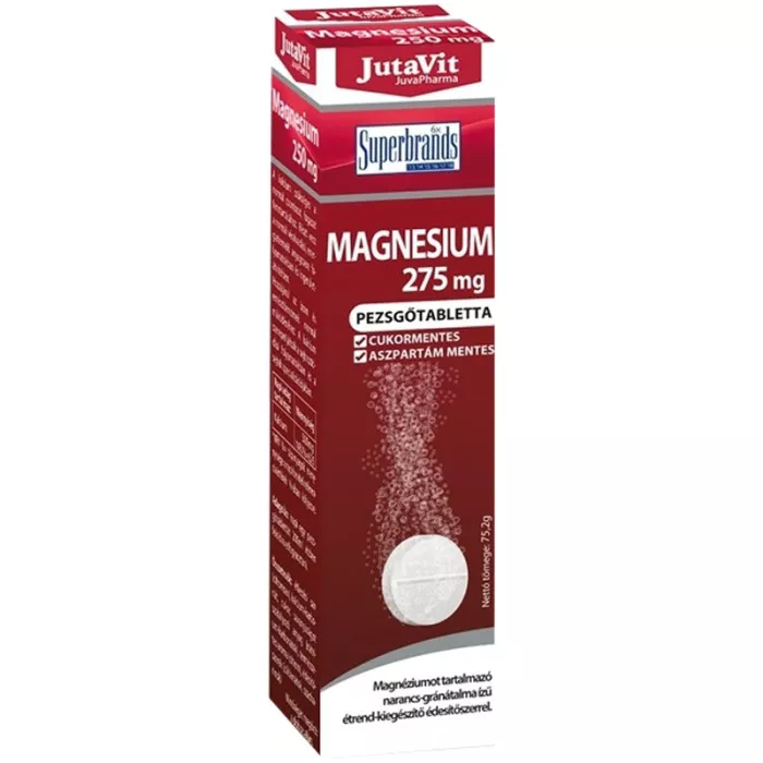 Magneziu 275 mg (16 tablete efervescente), JutaVit