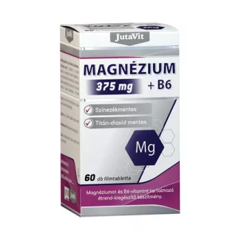 Magneziu 375 mg + Vitamina B6 (60 tablete), JutaVit
