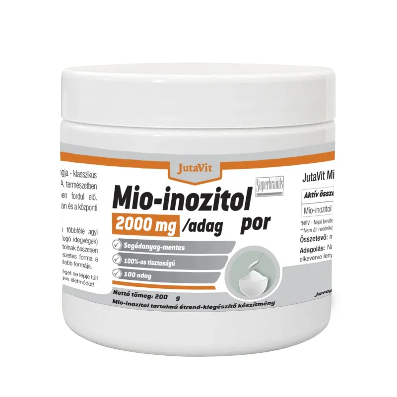 Mio-inozitol 2000 mg pulbere (200 g), JutaVit
