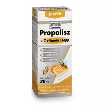 Picaturi de Propolis + Vitamina C (30 ml), JutaVit