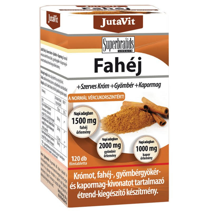 Scortisoara + Crom Organic + Ghimbir + Seminte de marar (120 tablete), JutaVit