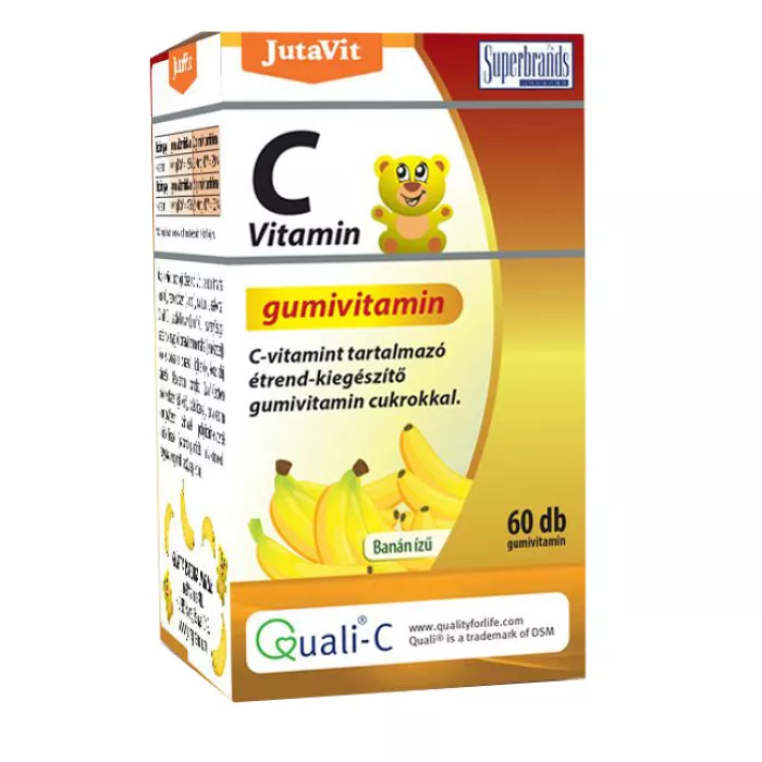 Vitamina C Gumata (60 buc), JutaVit
