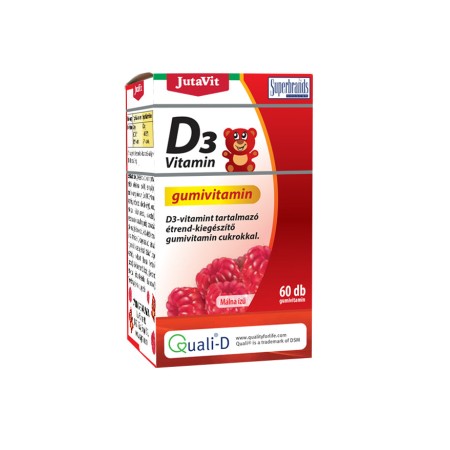 Vitamina D3 Gumata (60 buc), JutaVit