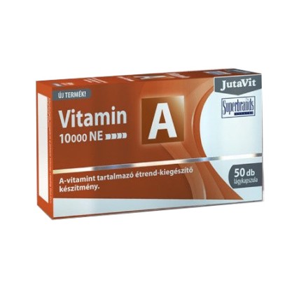 Vitamina A 10000 NE (50 capsule moi), JutaVit