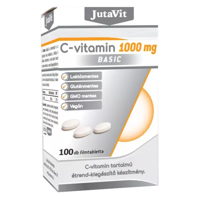 Vitamina C 1000mg Basic (100 tablete), JutaVit
