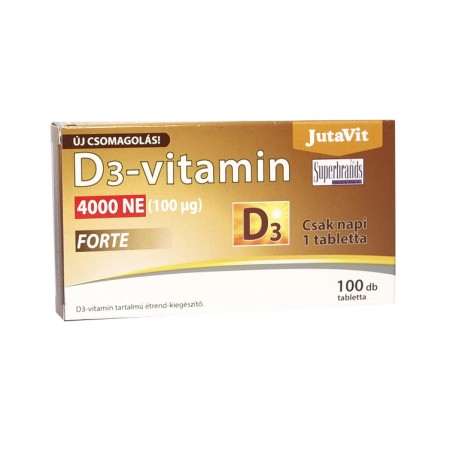 Vitamina D3 4000 NE (100 tablete), JutaVit