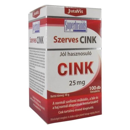 Zinc Organic (100 tablete), JutaVit