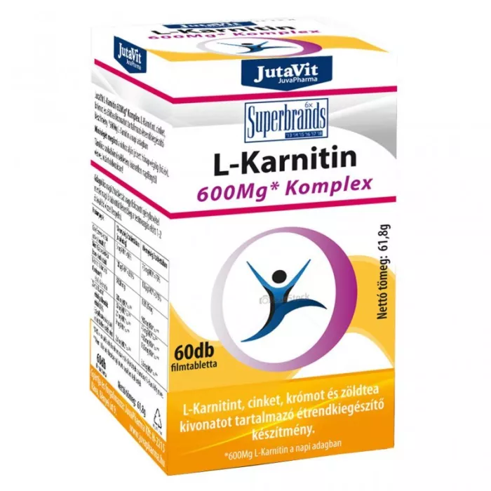 L-Carnitina Complex 600 mg (60 tablete), JutaVit