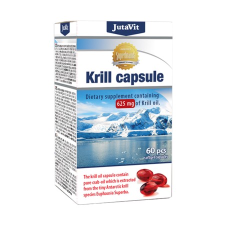 Ulei Krill 625 mg (60 capsule), JutaVit
