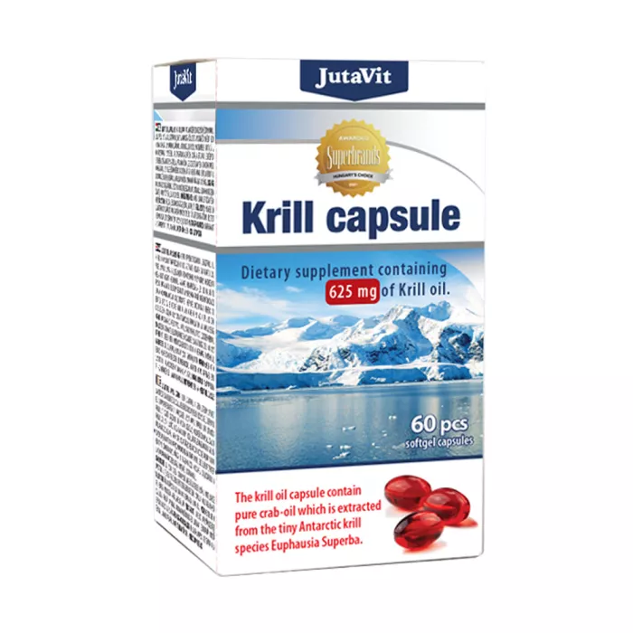 Ulei Krill 625 mg (60 capsule), JutaVit