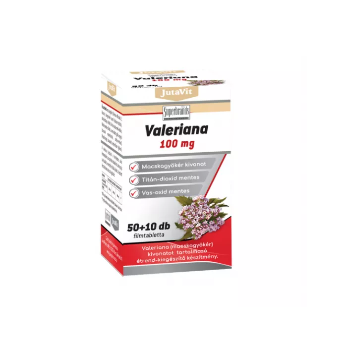Valeriana 100 mg (60 tablete), JutaVit