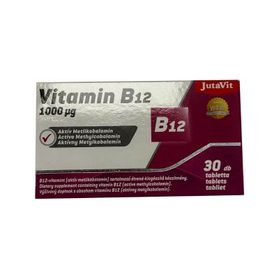 Vitamina B12 1000 ug (30 tablete), JutaVit
