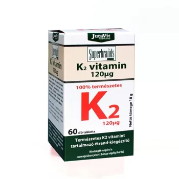 Vitamina K2 120 μg (60 tablete), JutaVit