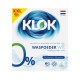 KLOK Detergent pudra pentru rufe albe 0% parfum, 0% coloranti 4,81 kg (74 spalari)