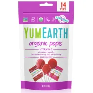 Acadele cu vitamina C, vegan, fara gluten, BIO, Yum Earth - 14 buc