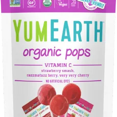 Acadele cu vitamina C, vegan, fara gluten, BIO, Yum Earth - 14 buc