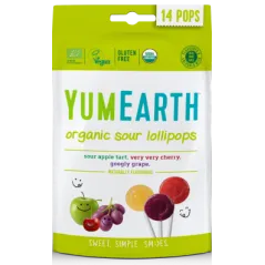 Acadele acrisoare, fara gluten, vegan, BIO, Yum Earth, 14 buc