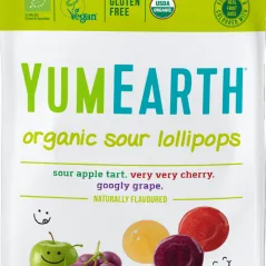 Acadele acrisoare, fara gluten, vegan, BIO, Yum Earth, 14 buc