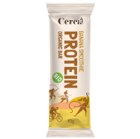 Baton PROTEIN BANANA SMOOTHIE 45 g, bio, fara gluten